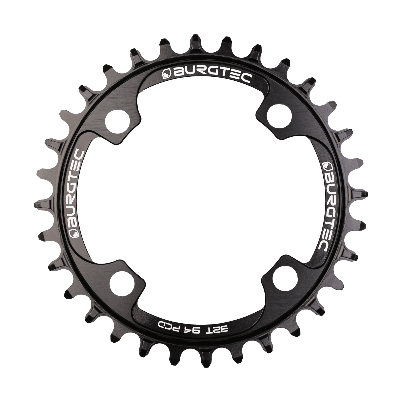 Burgtec Sram 94MM Thick Thin Chainring Black