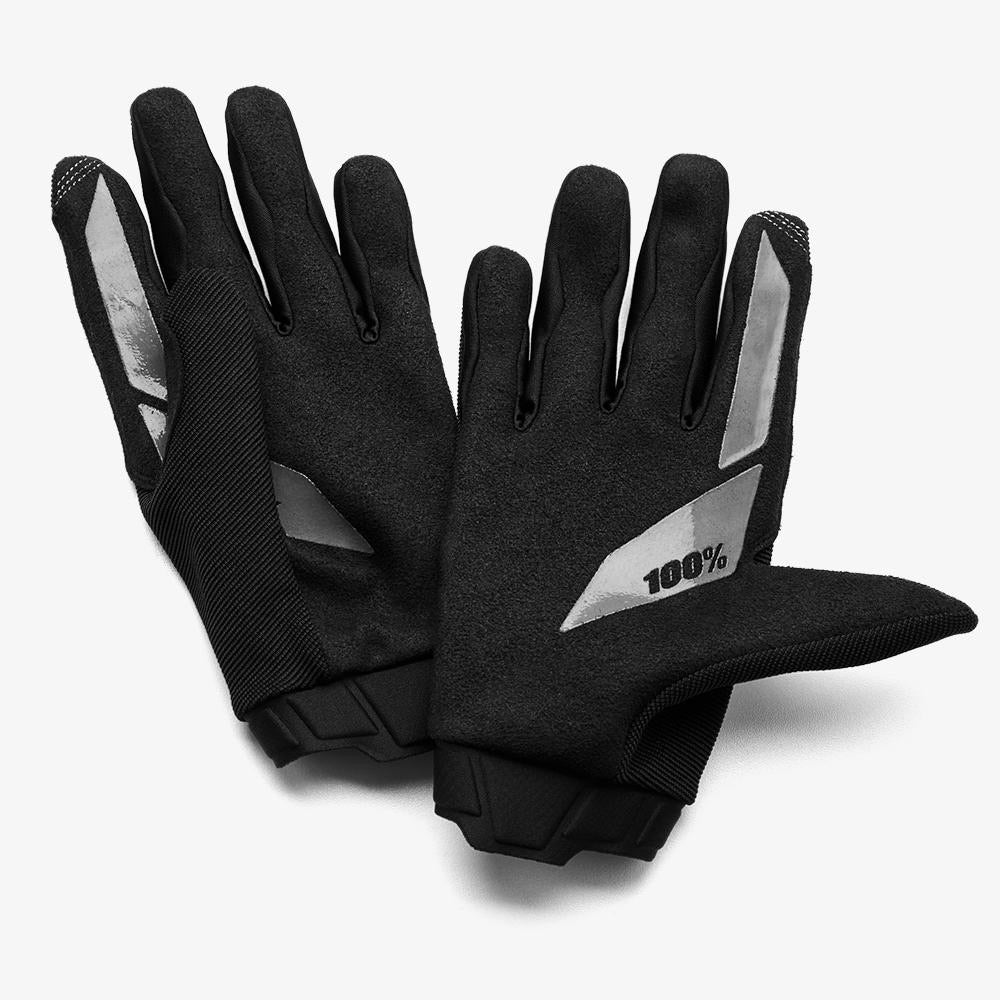 100% ridecamp womens gloves black palm grip
