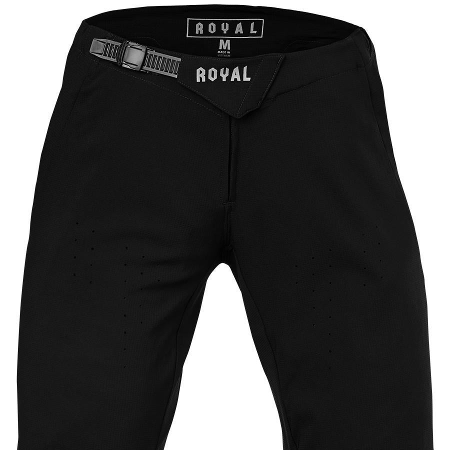Royal racing apex pants close up of ratcheted waist